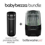 Bottle Washer Pro Siyah + SuperFast Taşınabilir Mama & Su Isıtıcı