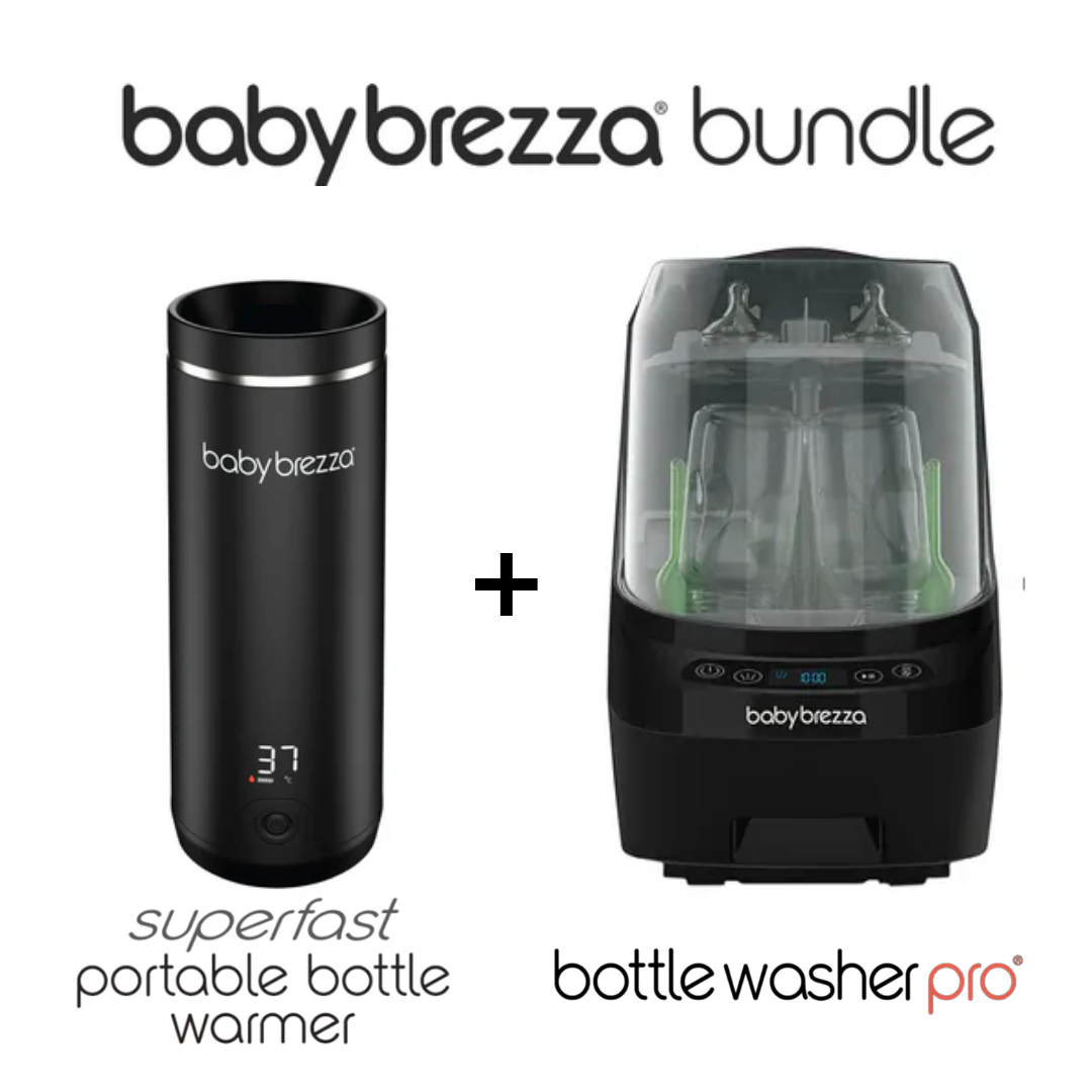 Bottle Washer Pro Siyah + SuperFast Taşınabilir Mama & Su Isıtıcı