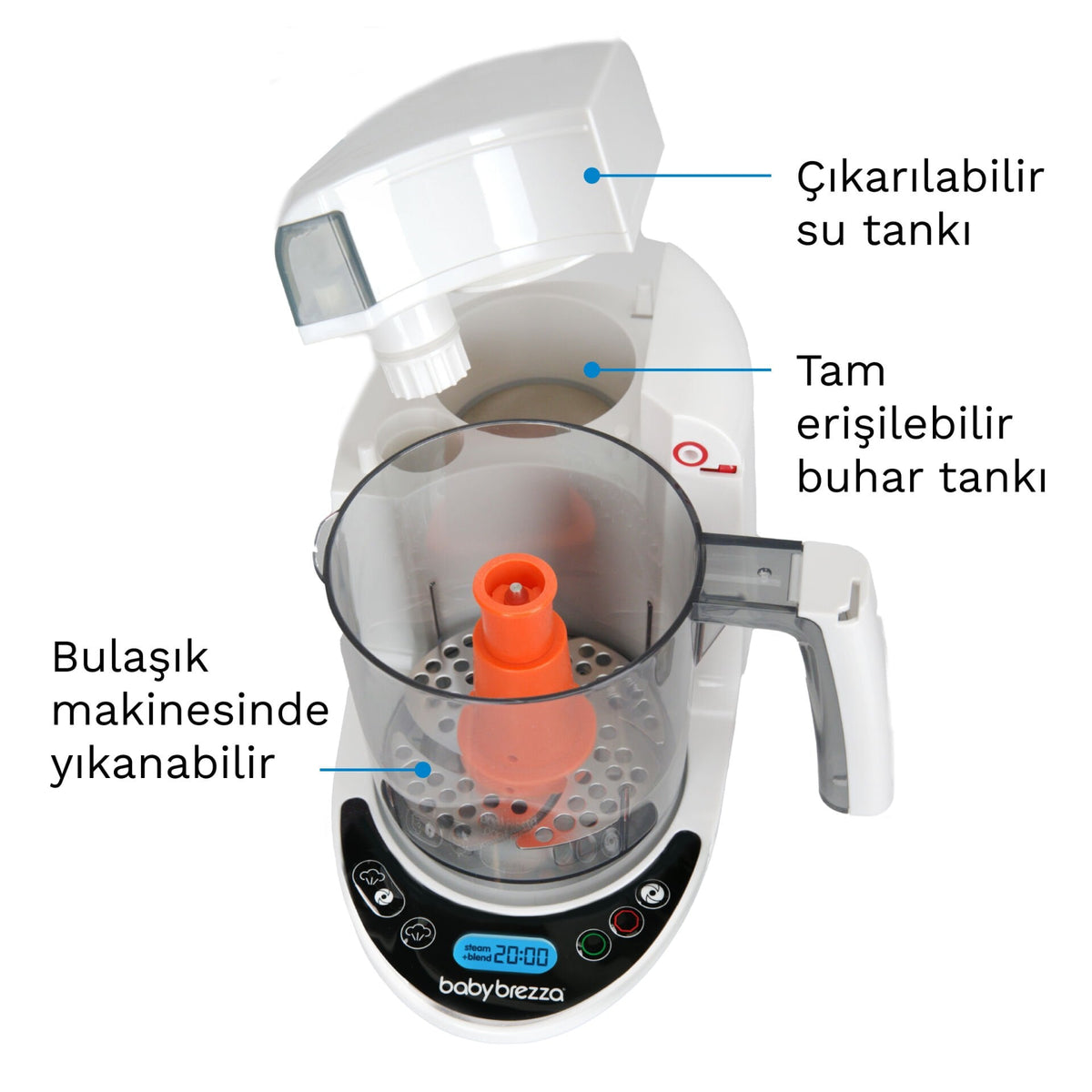 Food Maker Deluxe Buharlı Pişirici & Blender