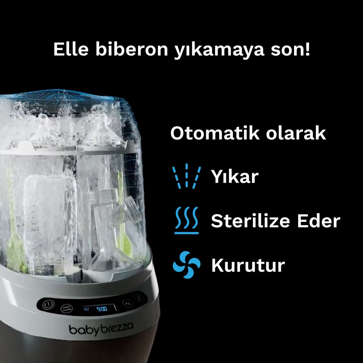 Bottle Washer Pro Biberon Yıkayıcı ve Kurutucu