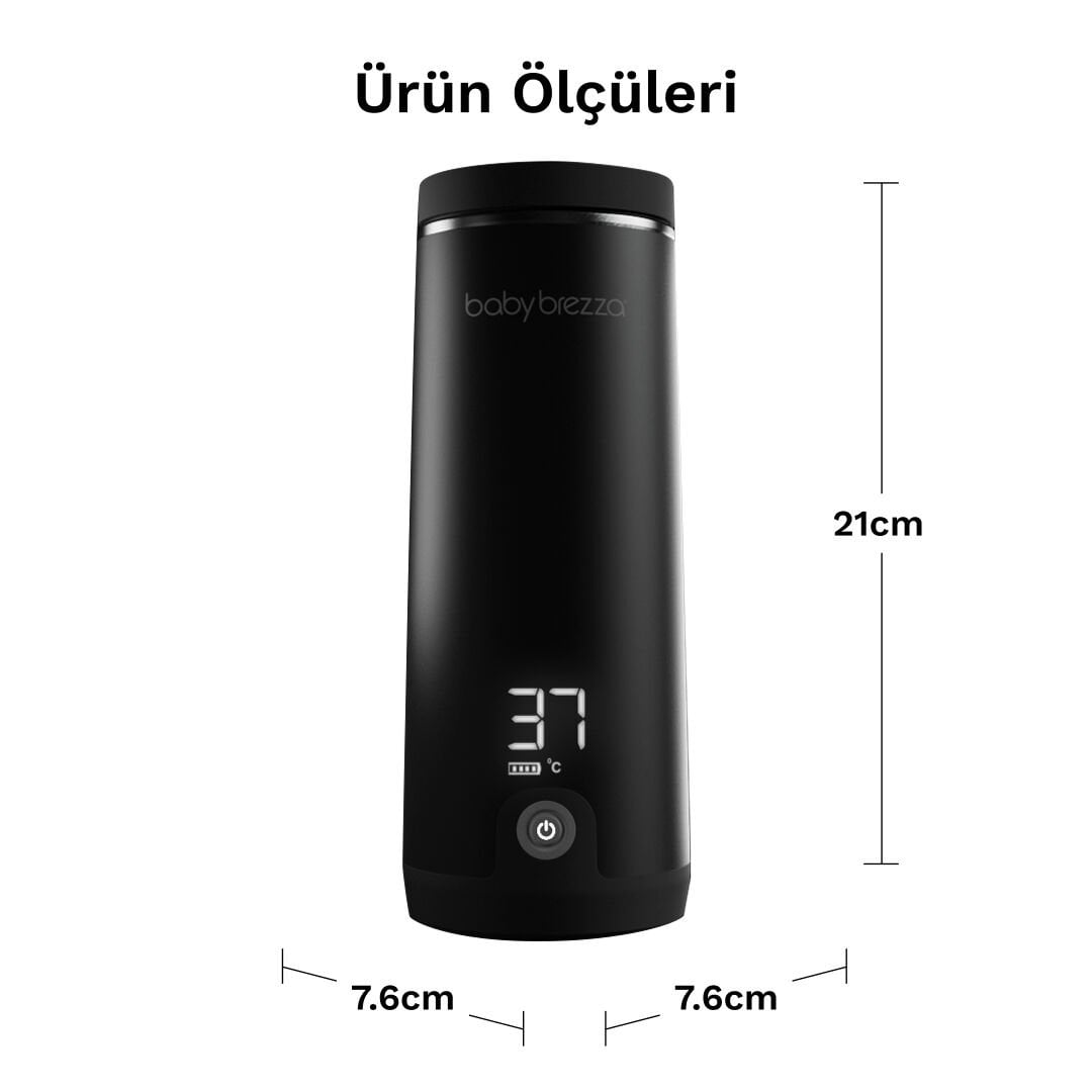 SuperFast Taşınabilir Mama & Su Isıtıcı - Siyah