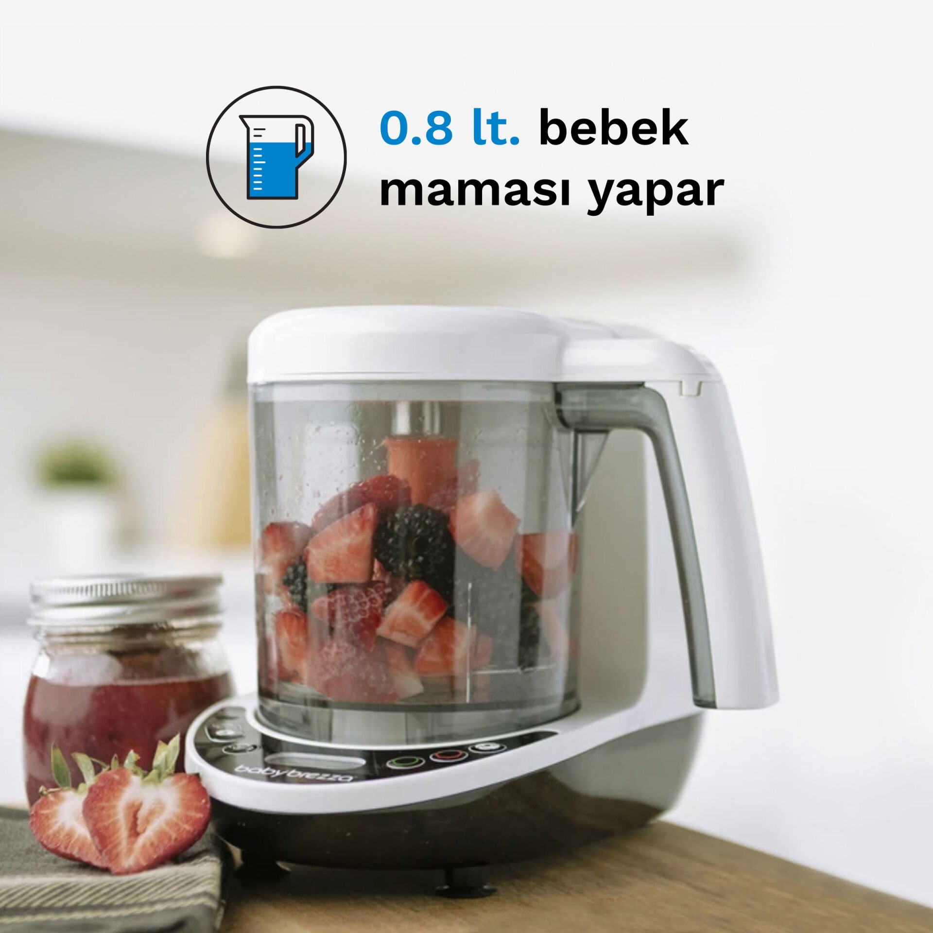Food Maker Deluxe Buharlı Pişirici & Blender | Baby Brezza