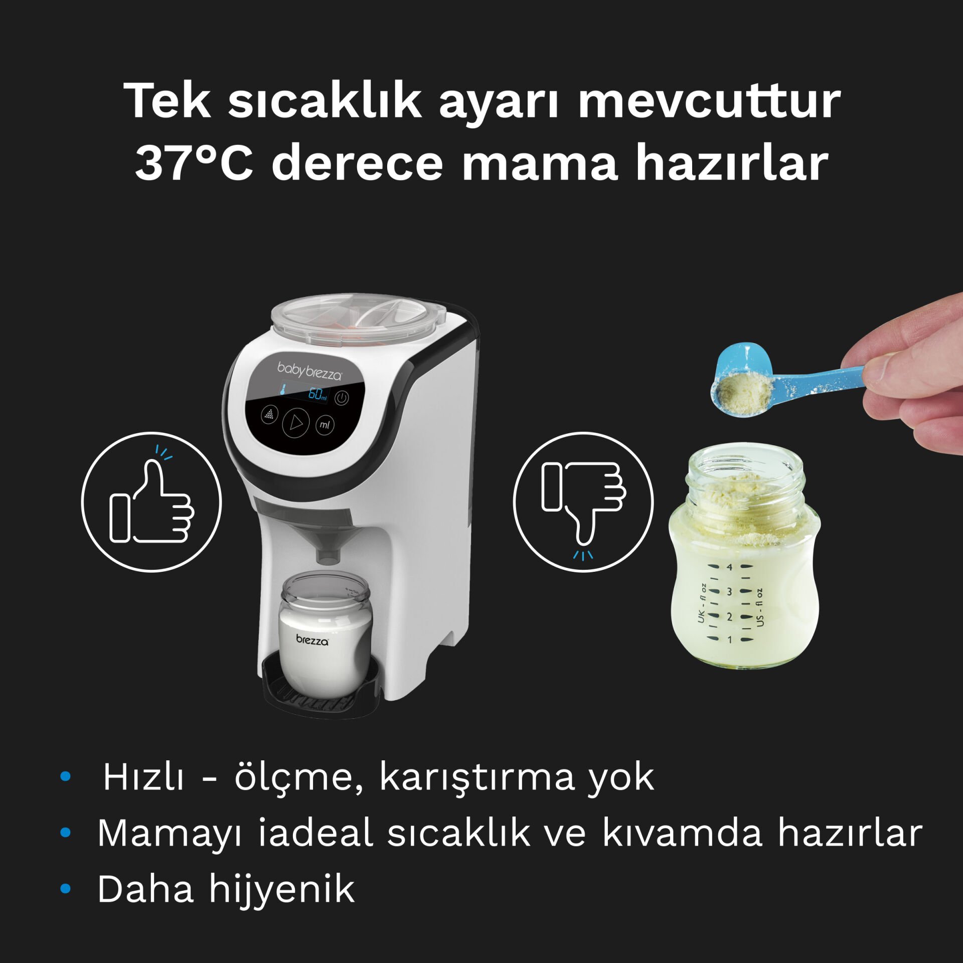 Formula Pro Mini Otomatik Bebek Mama Yapma Makinesi | Baby Brezza