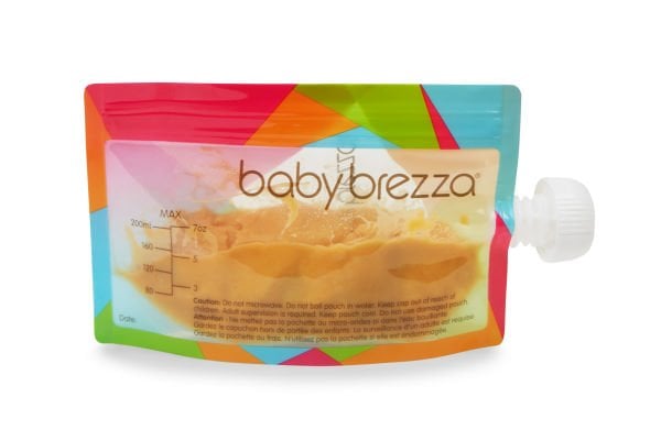 Baby Brezza Yıkanabilir Bebek Beslenme ve Gıda Poşetleri