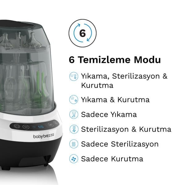 Bottle Washer Pro Biberon Yıkayıcı-Kurutucu-Sterilizatör